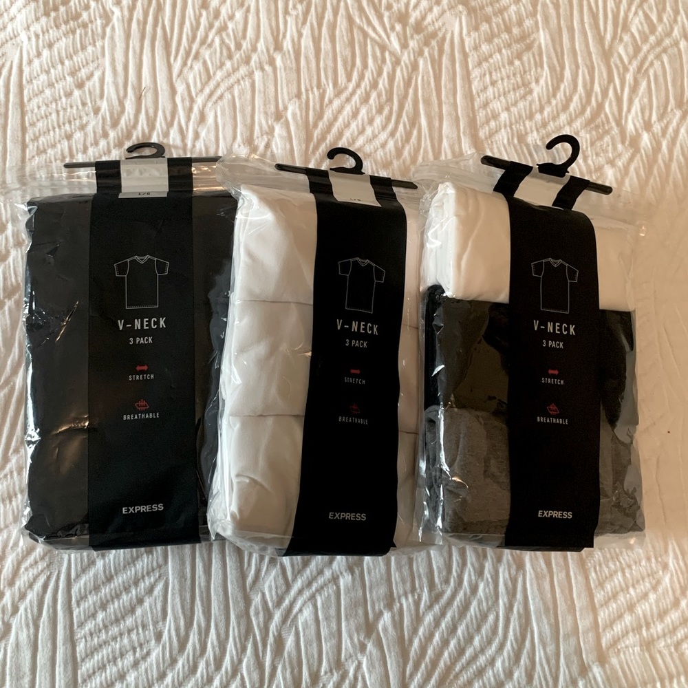 NWT Express Men’s V-neck tshirts.